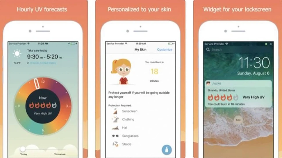 Đo chỉ số UV trên iPhone trong 1 nốt nhạc với app UVLens - UV Index