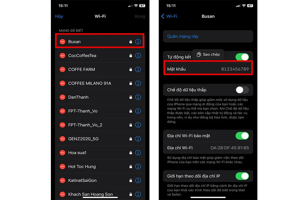 Đơn giản hơn với việc xem lại mật khẩu Wifi đã lưu