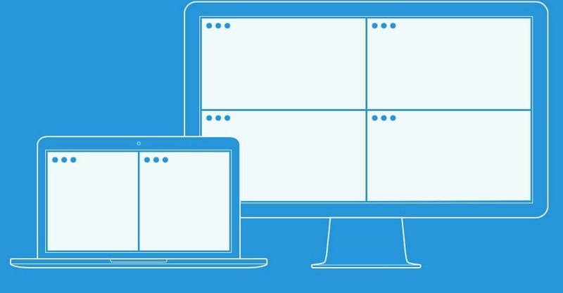 Dùng công cụ sắp xếp cửa sổ