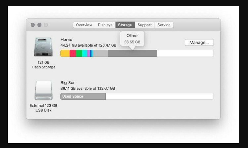 Giải phóng dung lượng trên máy Mac 