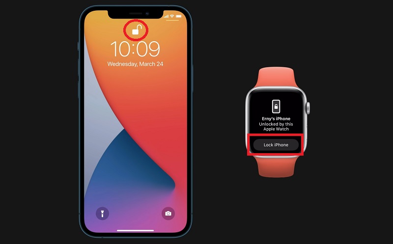 Hoàn tất việc dùng Apple Watch để mở khóa iPhone