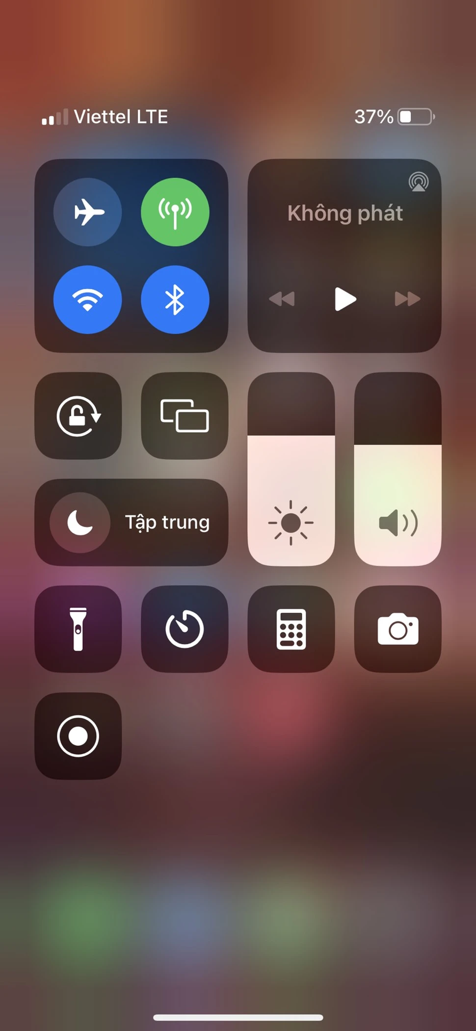 Trung tâm điều khiển tiện dụng của iPhone