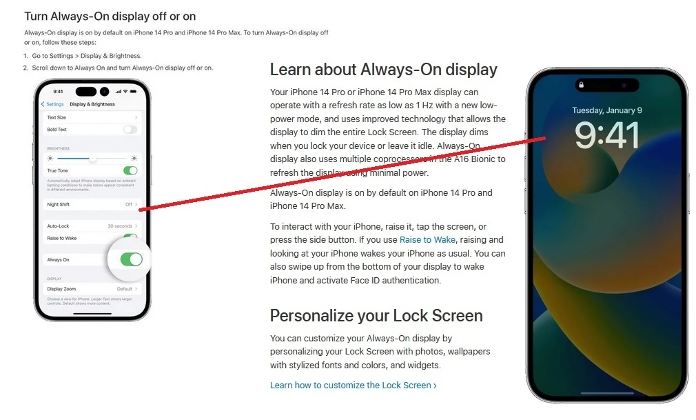 Apple đăng tài liệu hỗ trợ mà không có Dynamic Island và đưa ra bản sửa đổi