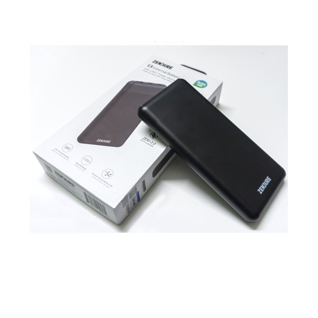 Pin sạc dự phòng Zendure 10.000 mAh 18W Type-C QC 3.0