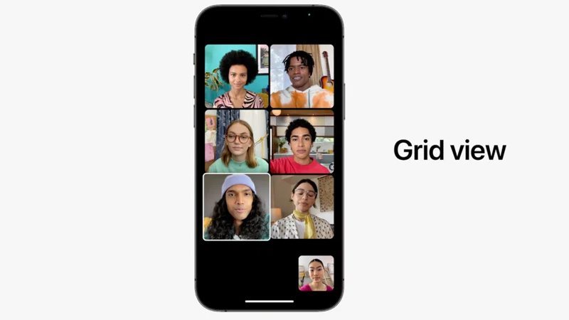 Giao diện gọi nhóm mới trên FaceTime