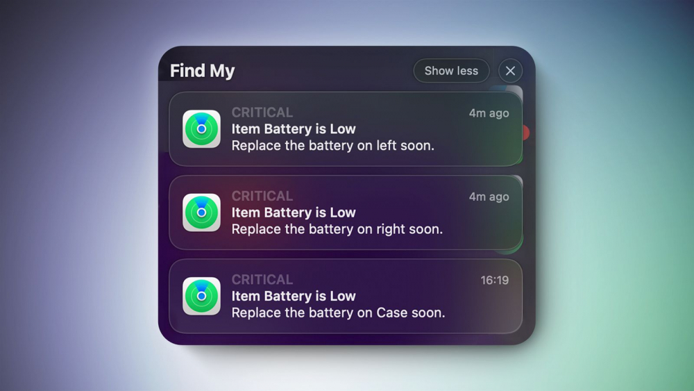 Tính năng báo pin yếu của AirPods Pro 2 bị lỗi
