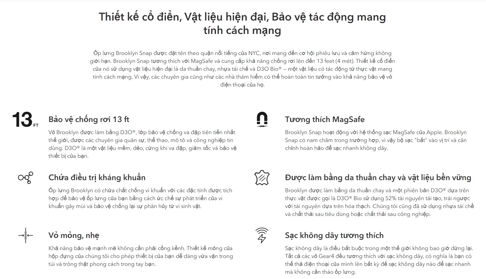 Ốp lưng chống sốc Gear4 Havana iPhone 13 series