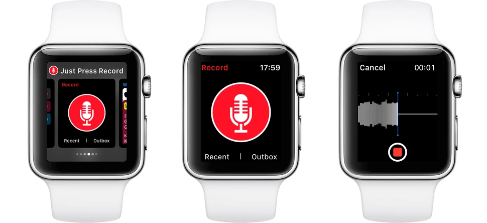Just Press Record trên Apple Watch