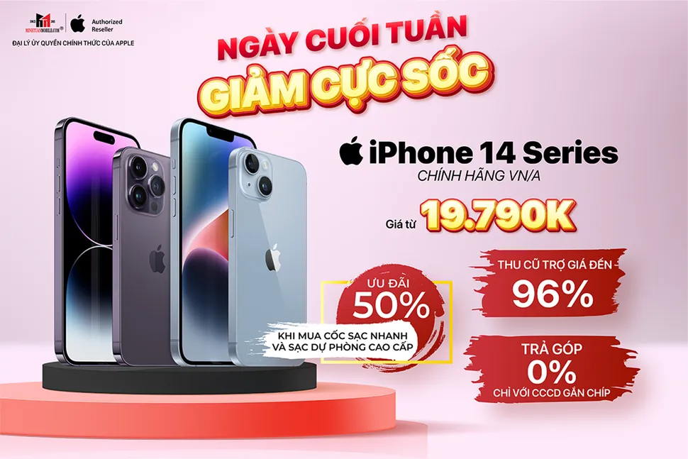 Giảm giá iPhone 14 Series