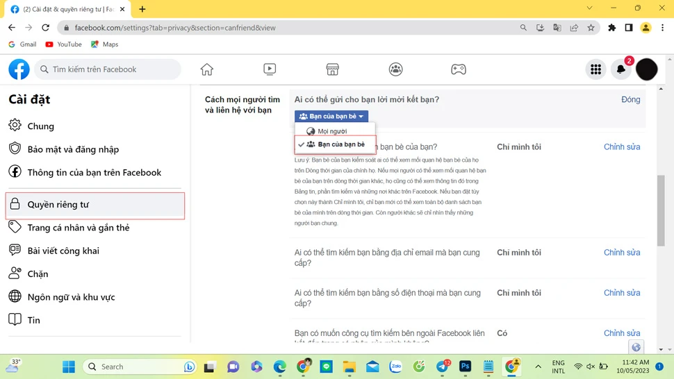 Giảm rắc rối với tính năng Tắt nút kết bạn trên Facebook