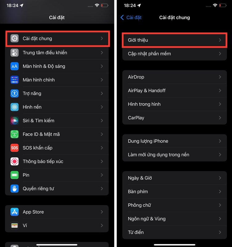 Cách kiểm tra iPhone đã thay linh kiện hay chưa
