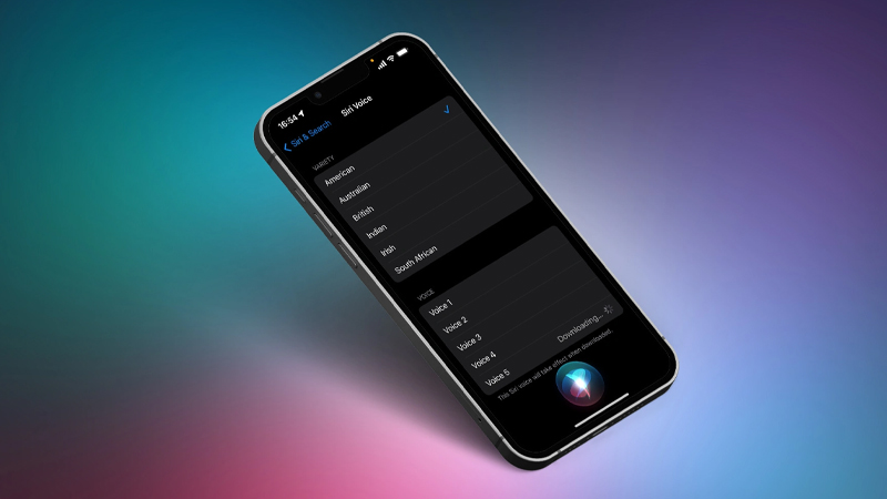 Giọng Siri thứ 5 xuất hiện trên iOS 15.4