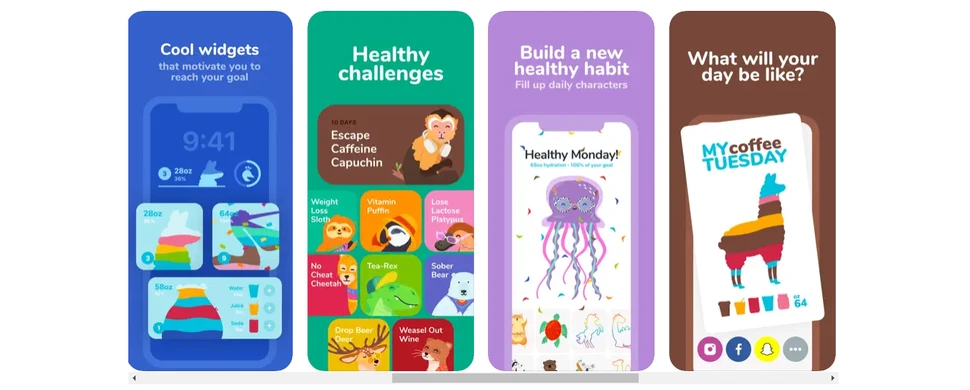 Waterllama app giúp bạn theo dõi thói quen uống nước của bản thân tốt hơn