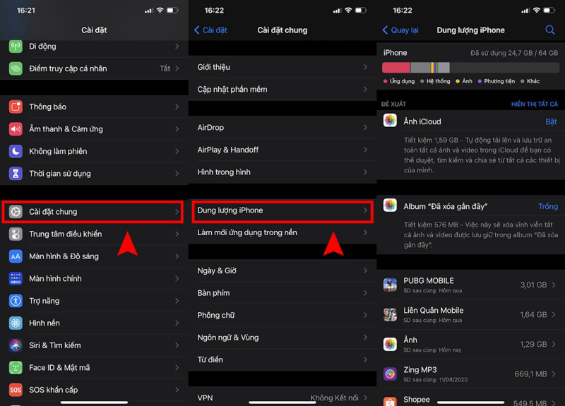 Gỡ bỏ ứng dụng không dùng trên iPhone