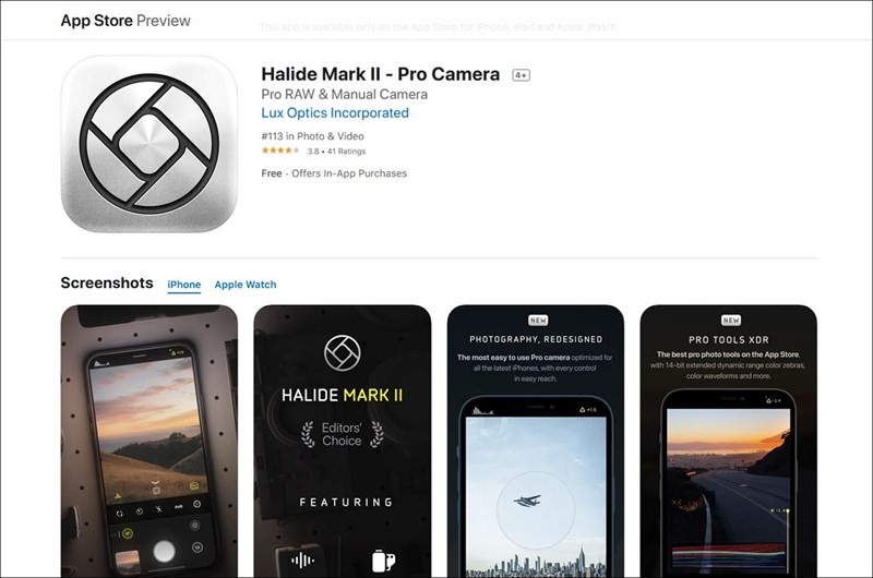 Bản cập nhật mới nhất của Halide bổ sung zoom ảo 2x cho các mẫu iPhone 14 Pro
