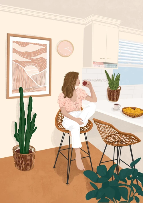 Hình đẹp illustrations truyền cảm hứng cho phụ nữ ngày 8/3