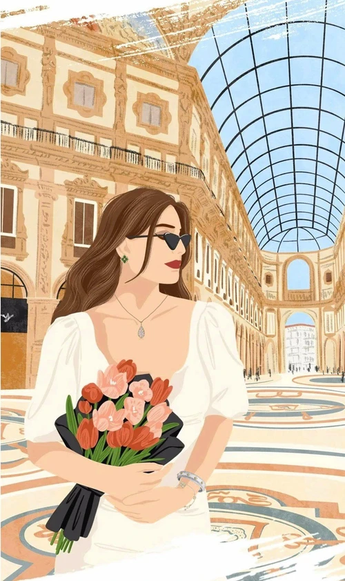 Hình đẹp illustrations truyền cảm hứng cho phụ nữ ngày 8/3