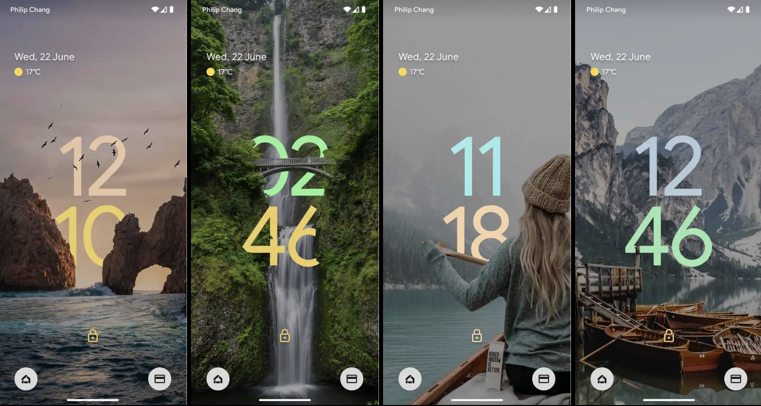 Màn hình khóa Android iOS 16