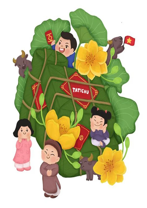 Hình nền điện thoại đón Tết trên iPhone 09