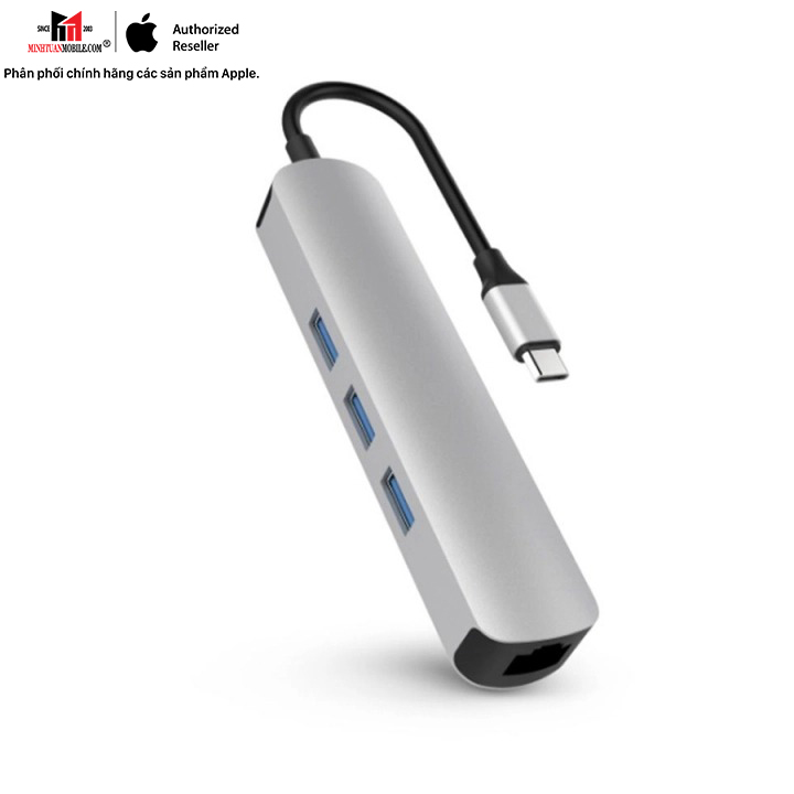 Hub chuyển đổi HyperDrive 6 in 1 Type-C 4K HDMI HD233B