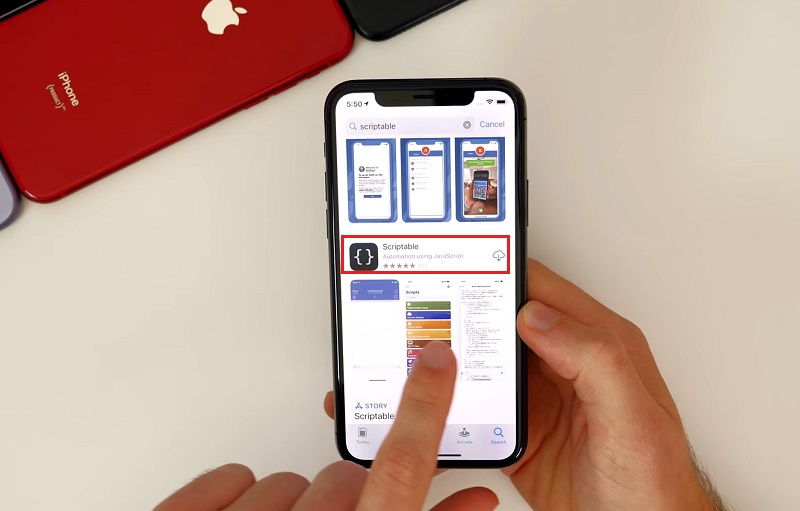 Tải phần mềm phím tắt YouTube PiP và ứng dụng Scriptable trên Apple Store.