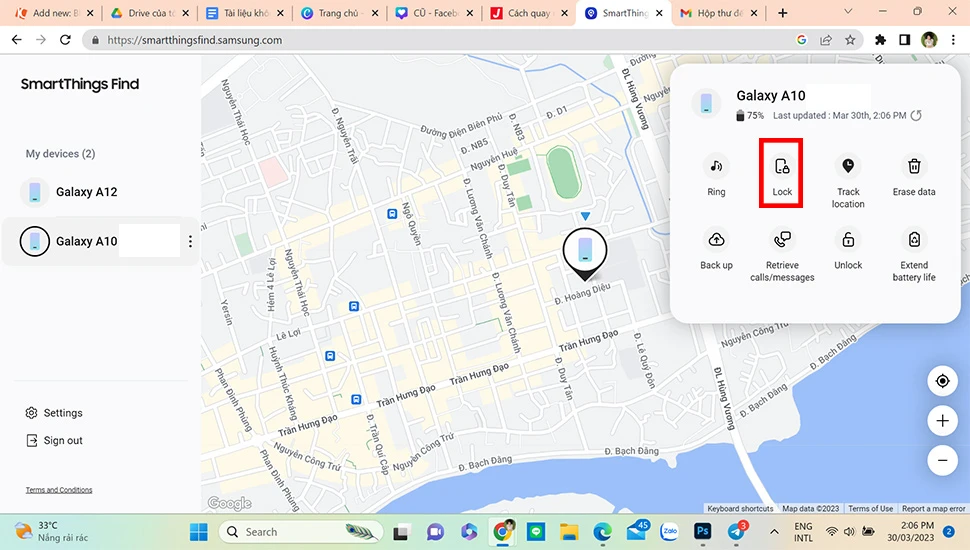 Hướng dẫn mở khóa điện thoại khi quên mật khẩu