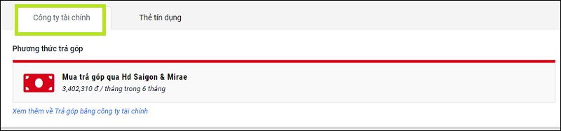 Chọn công ty tài chính trả góp tại Minh tuấn Mobile