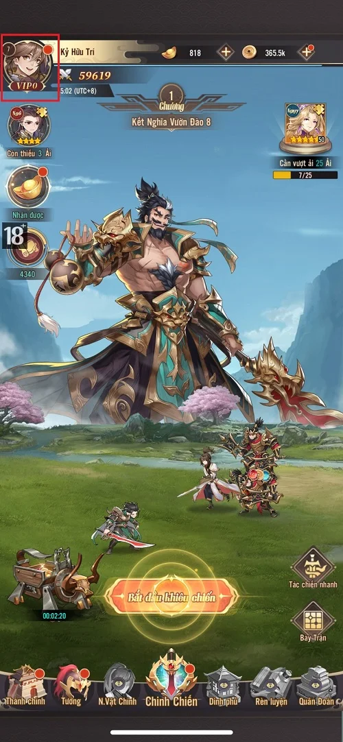 hướng dẫn nhập code Huyễn Tướng 3Q 2