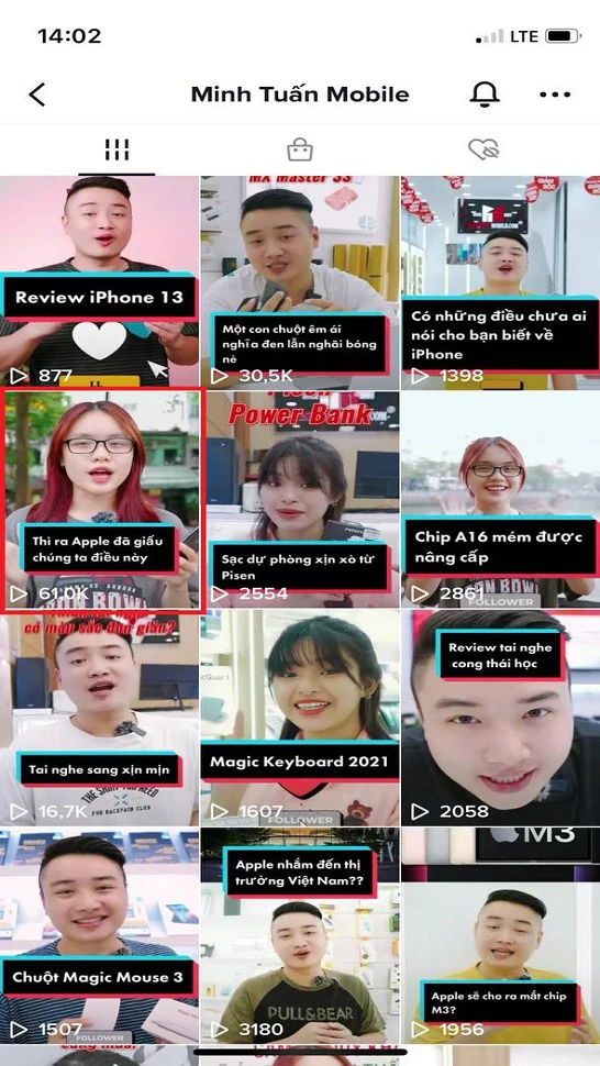 Bước 1: Mở ứng dụng TikTok, chọn video muốn tải xuống.