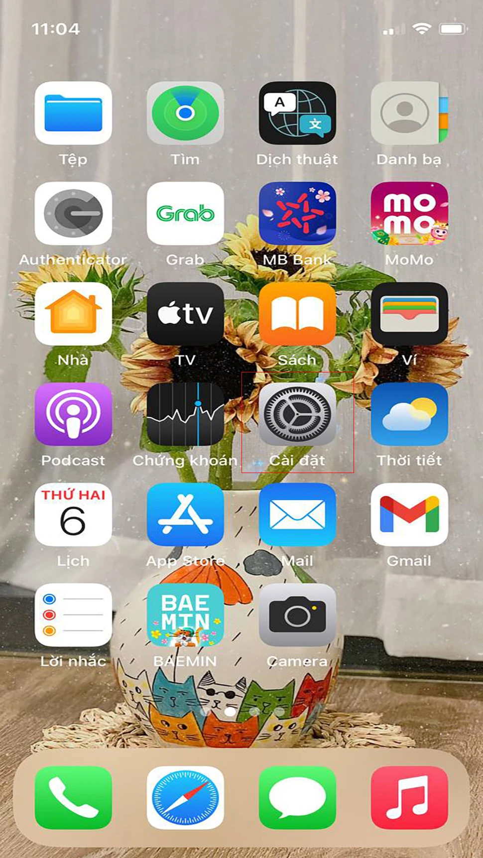 Bước 1: Chọn Cài đặt > lướt tìm Trợ năng.