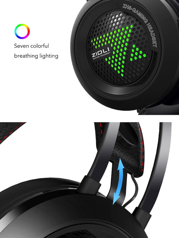 Tai nghe Gaming Zidli 3.5mm USB Led ZH6