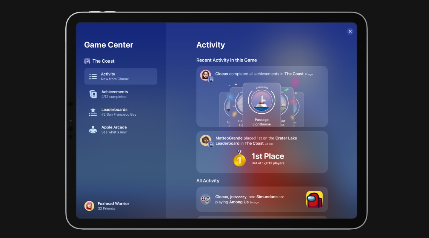 SharePlay trong Game Center