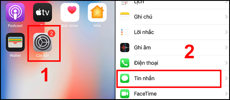 Tắt tính năng thông báo đã đọc trên iMessage
