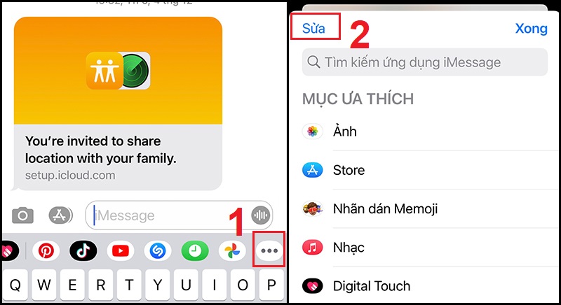 Cách gửi chia sẻ vị trí trên iMessage