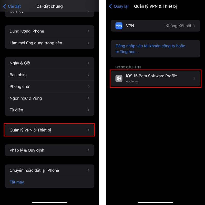 Cách cập nhật iOS 15.4 chính thức