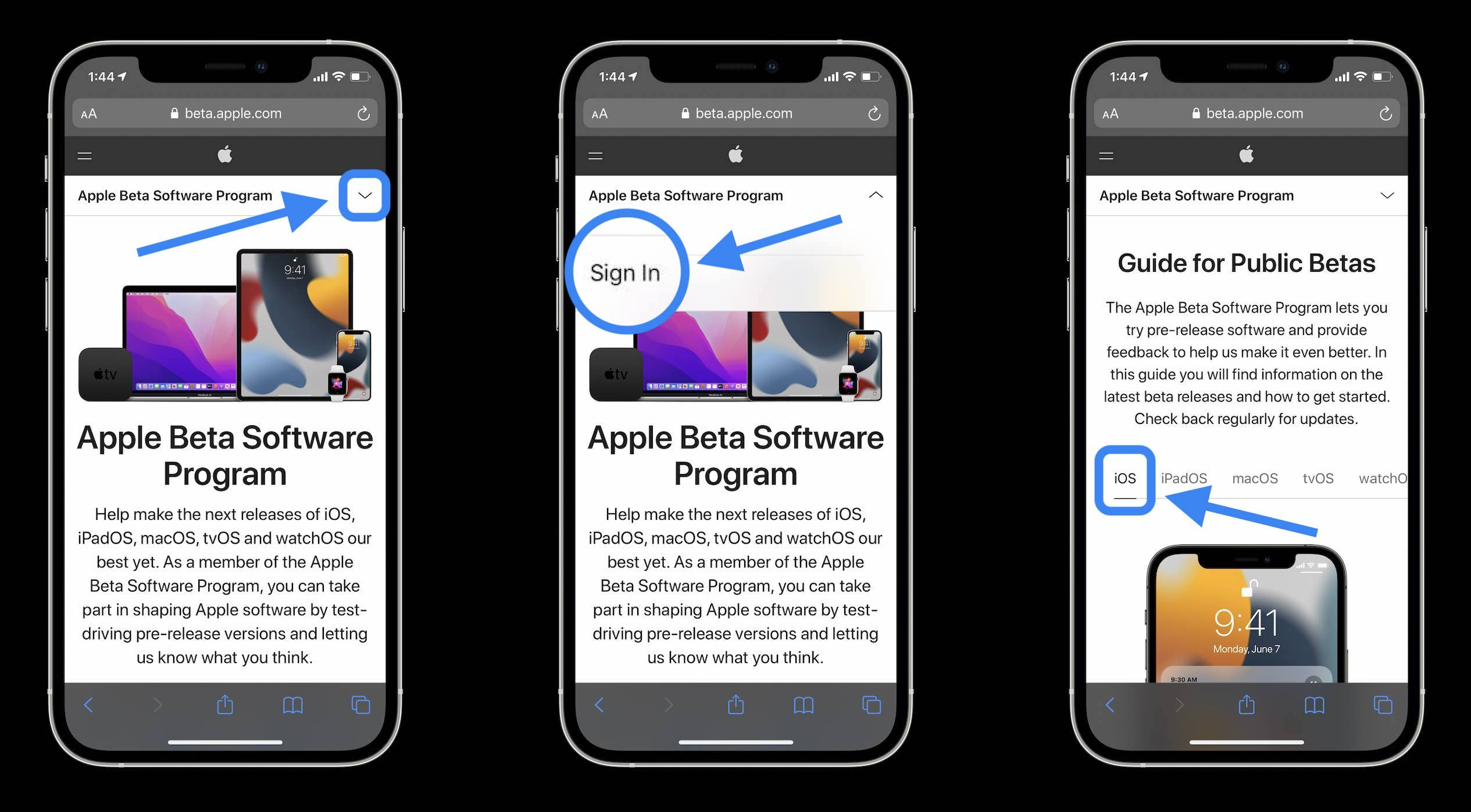 Cài đặt iOS 15 phiên bản beta