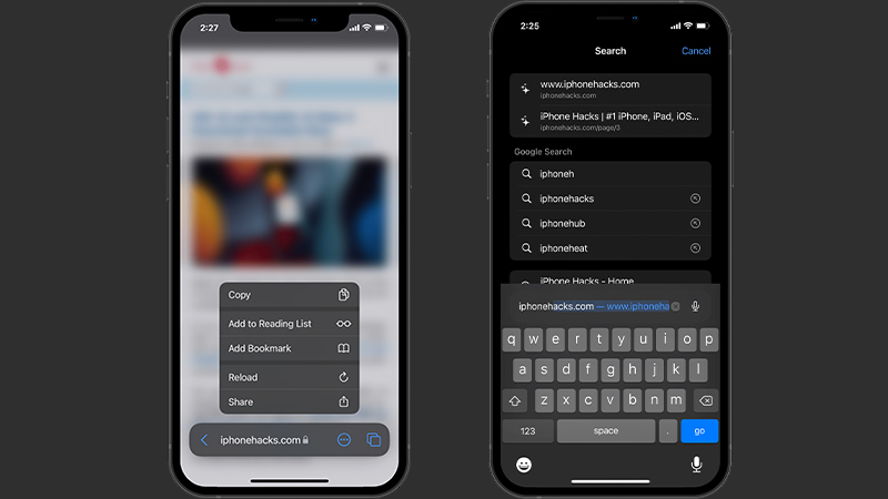 Safari trên iOS 15 beta 3