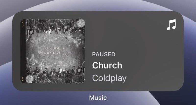 Wigdets nghe nhạc trên iOS 15