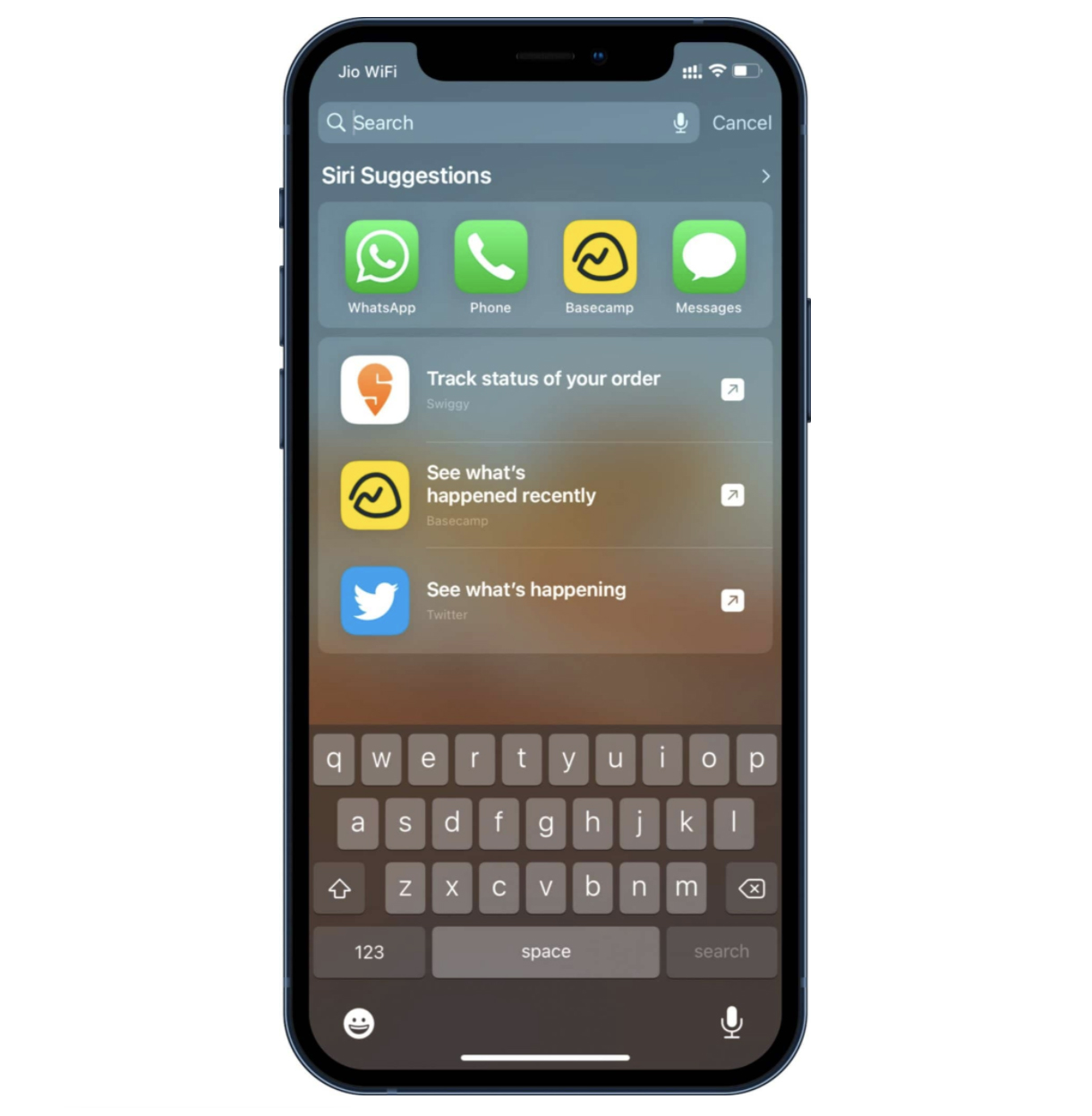 truy cập Focus từ màn hình khóa