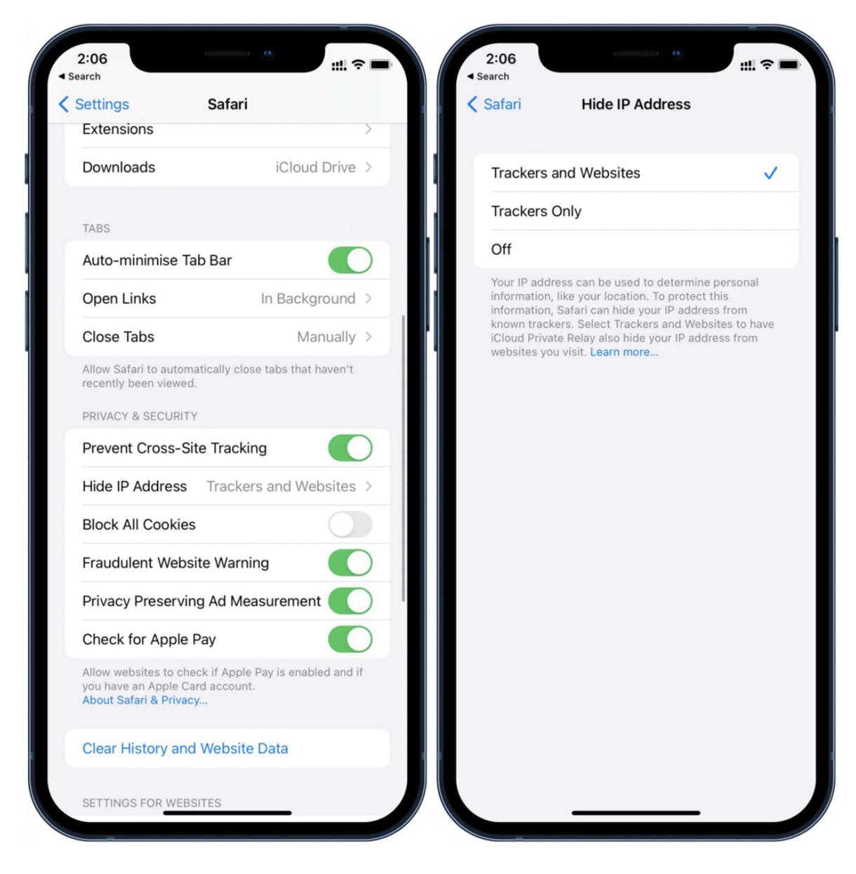 ẩn địa chỉ IP khỏi các trang web