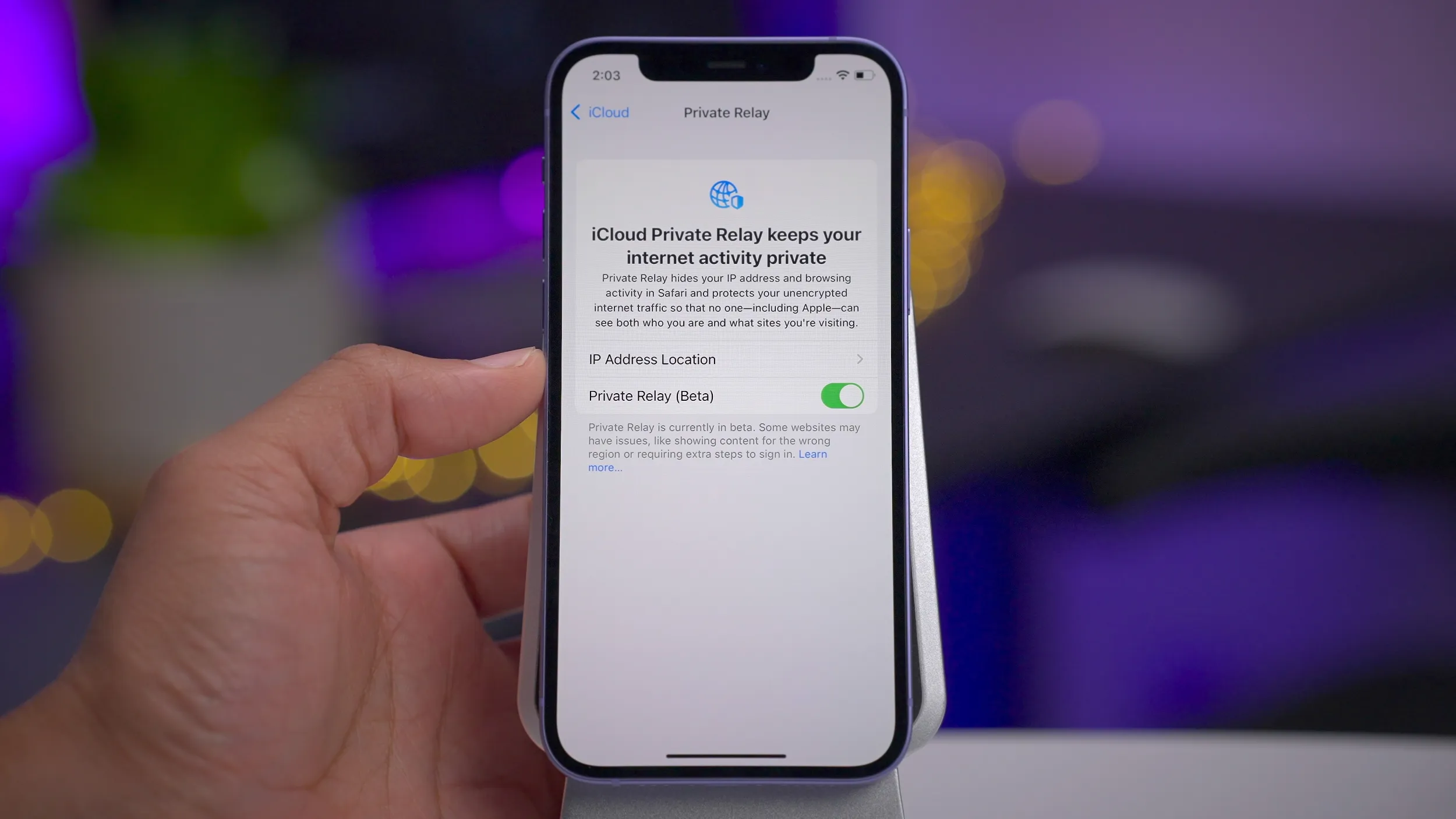 iOS 16 có thể mở rộng iCloud Private Relay để ẩn nhiều dữ liệu hơn nữa
