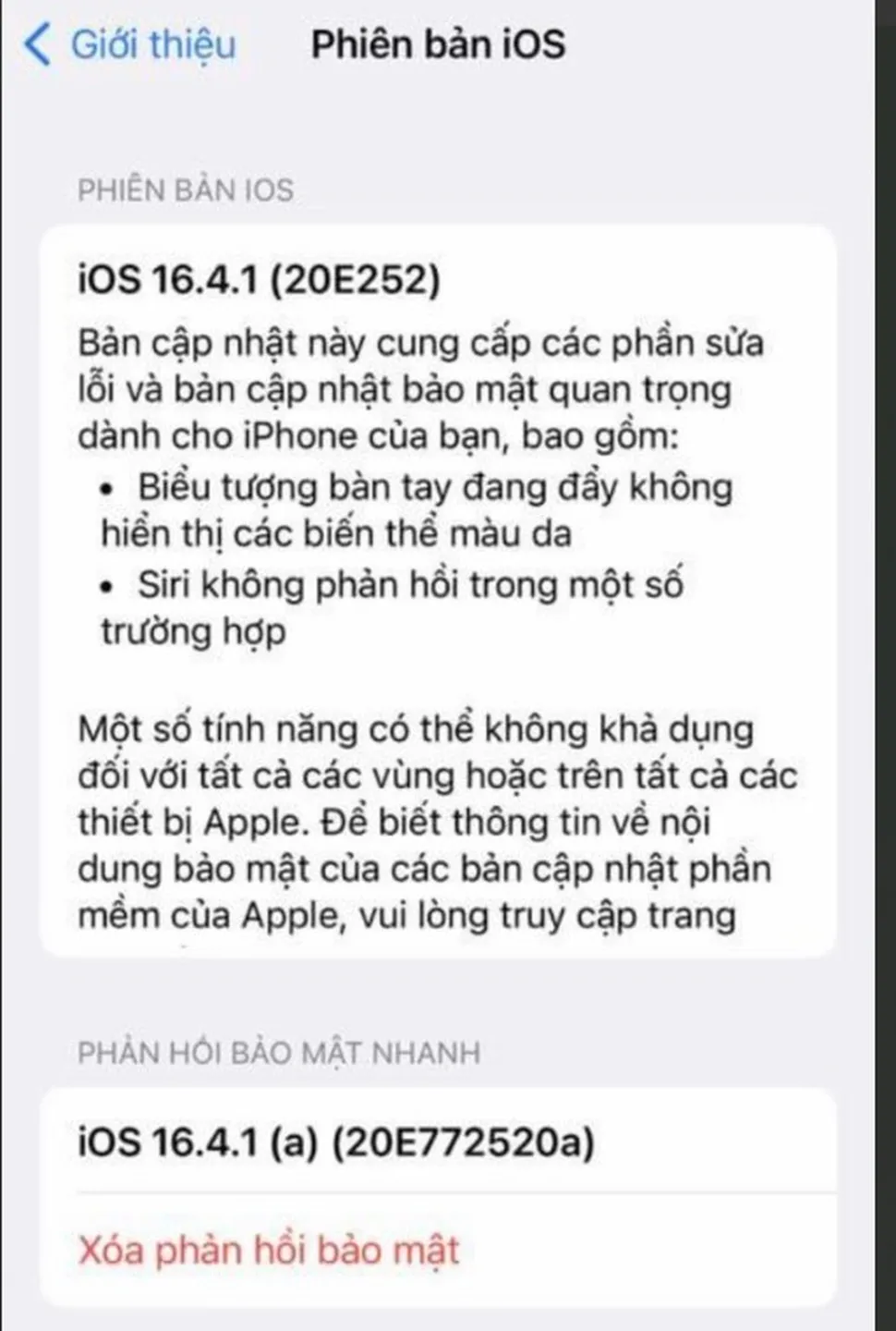 iOS 16.4.1 (a)
