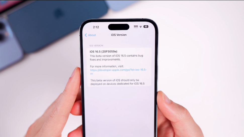 iOS 16.5 beta 4 hiện có sẵn cho các nhà phát triển