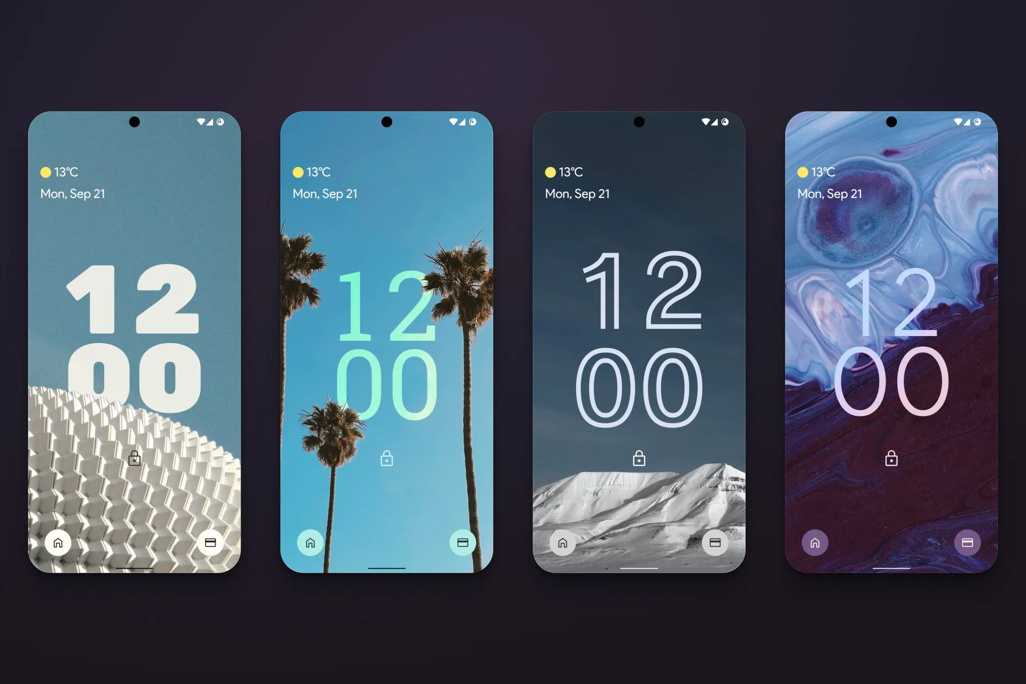 Màn hình khóa Android iOS 16