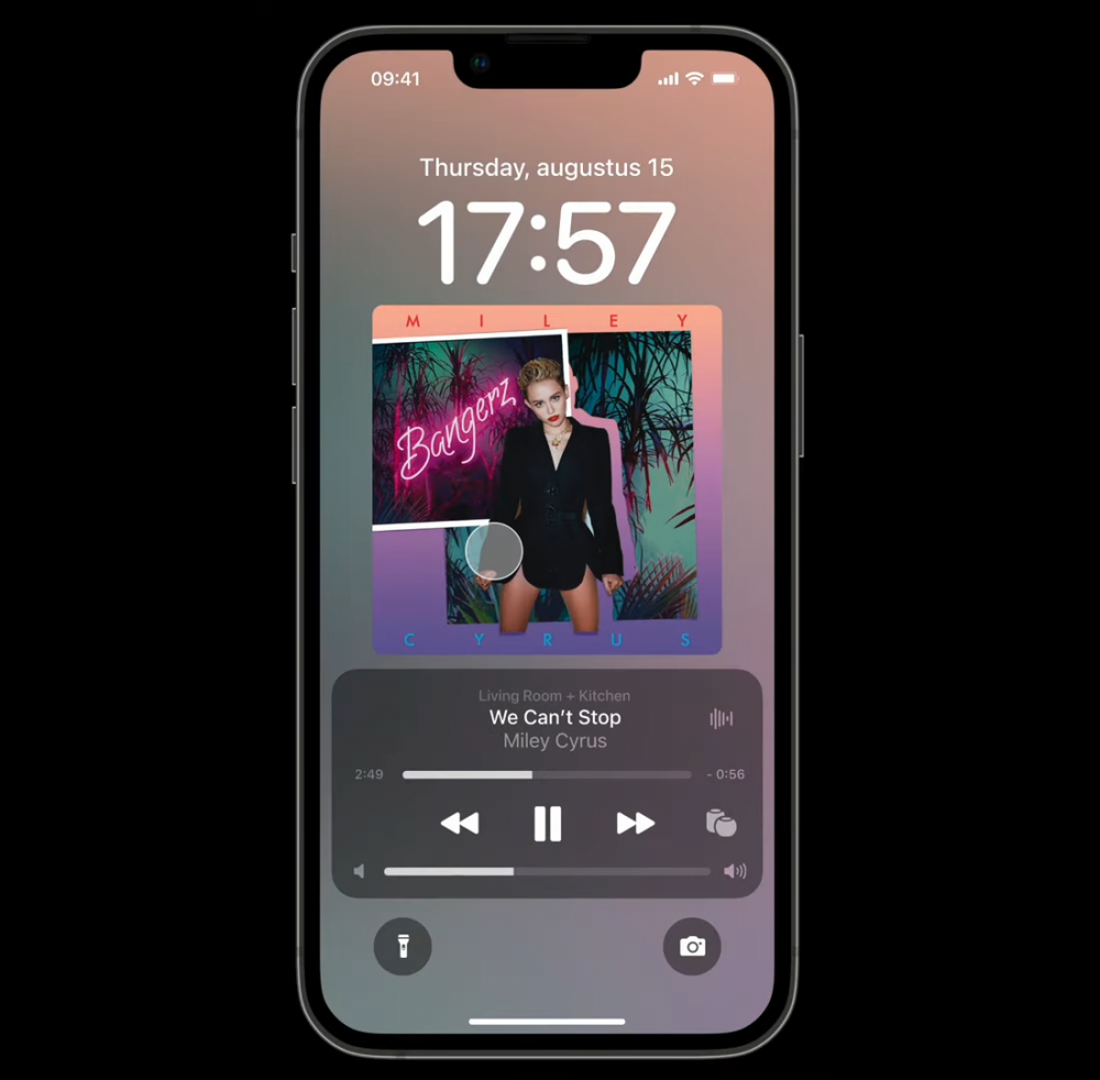 Khái niệm màn hình khóa iOS 16 