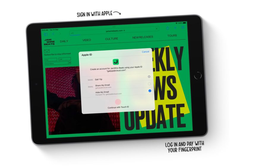 iPad Gen 9 64G Wifi + 4G mở khoá nhanh chóng với vân tay