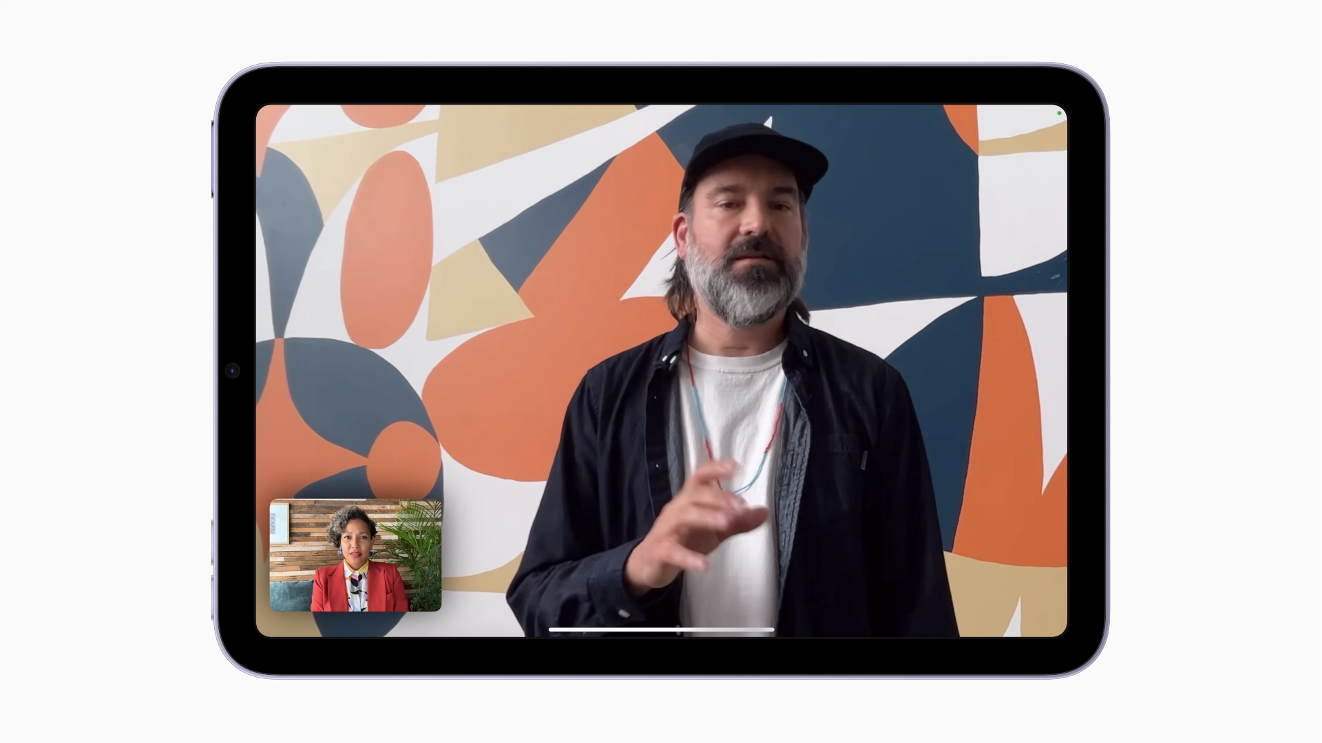 iPad Mini 6 64G Wifi + 5G - Chính Hãng VN/A camera trước Facetime cho hình ảnh chân. thực