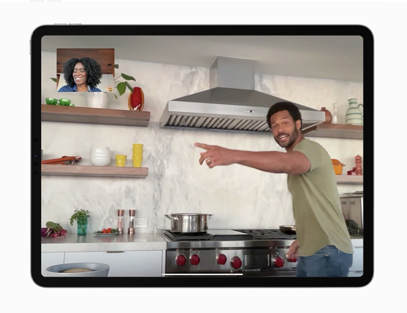 Tính năng Center Stage giúp cuộc gọi video trở nên di động hơn