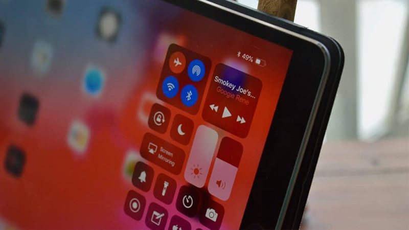 Trung tâm kiếm soát trên iPad Pro M1