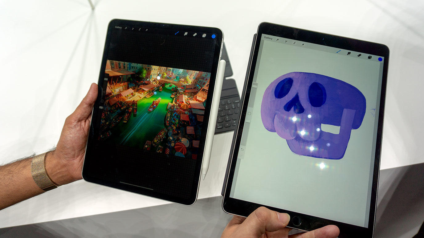 iPad Pro màn hình hiển thị hình ảnh rõ nét và màu sắc tươi tắn